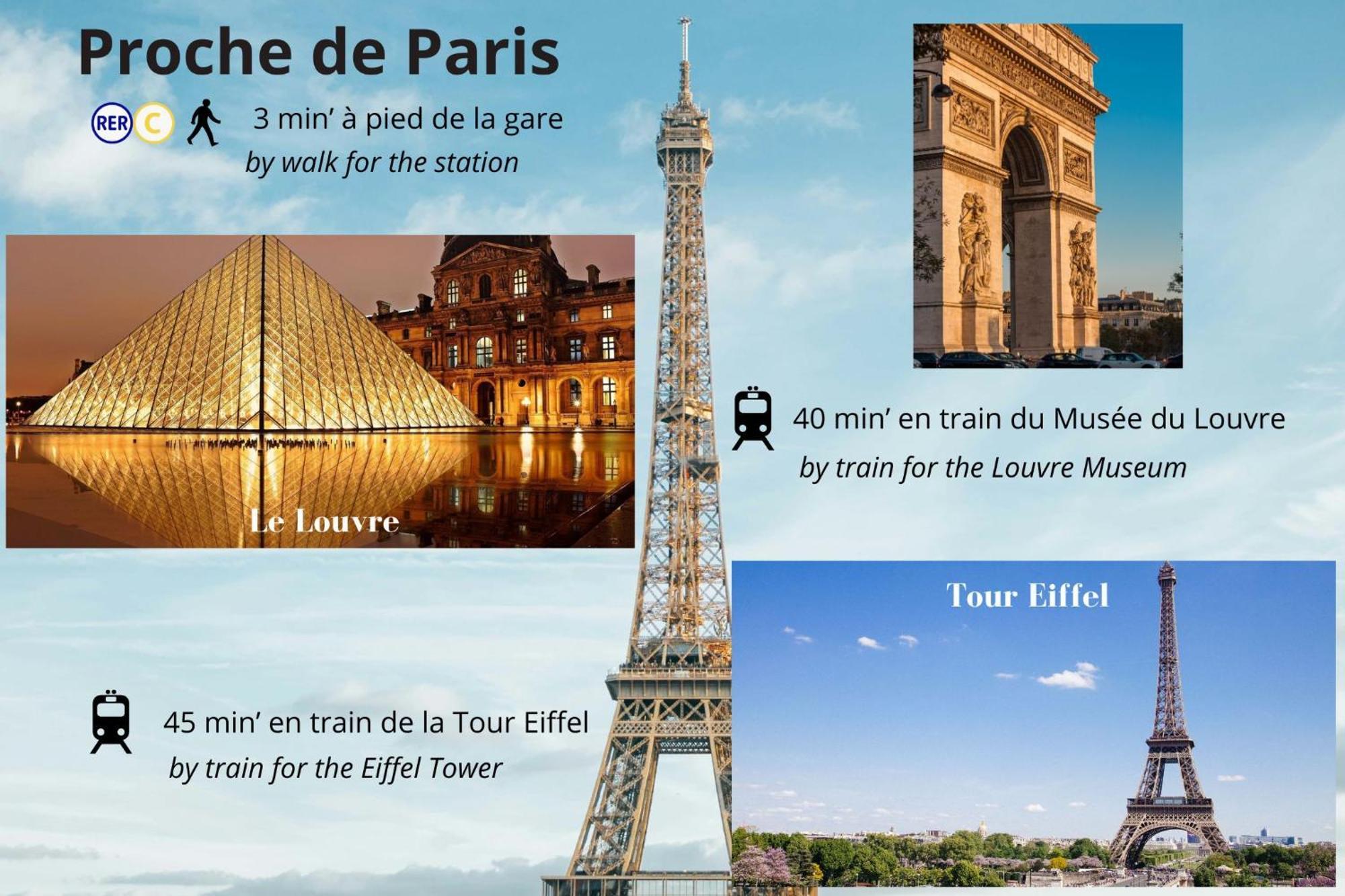 Cosy Revy - Proche Paris Apartment Saint-Michel-sur-Orge Ngoại thất bức ảnh